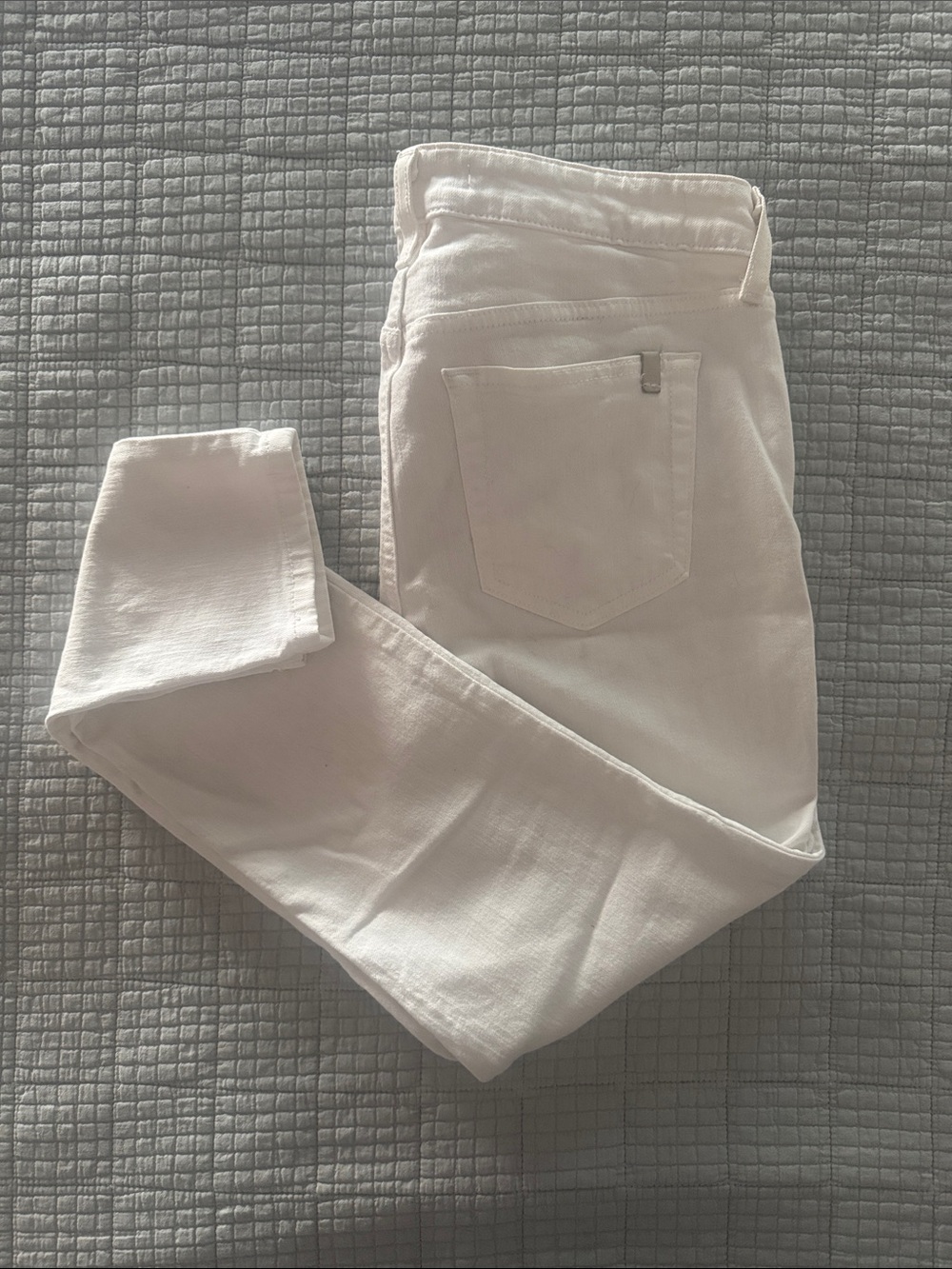 Joe's Jeans White Skinny High-Rise Jeans